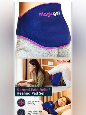 Magic Gel Ice Pack for Back Pain Relief - New